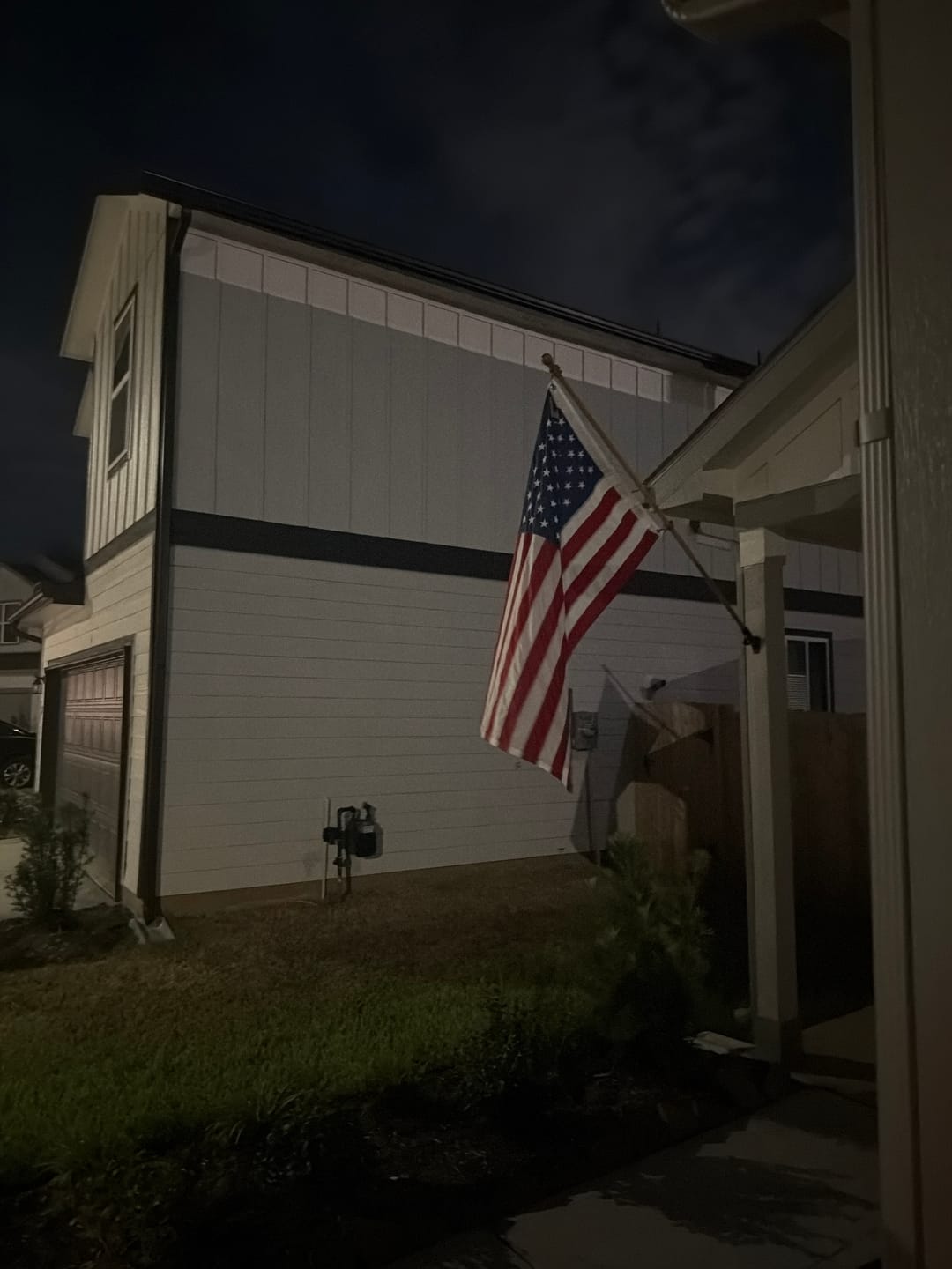 Customer photo review of 3' x 5' American Flag Set