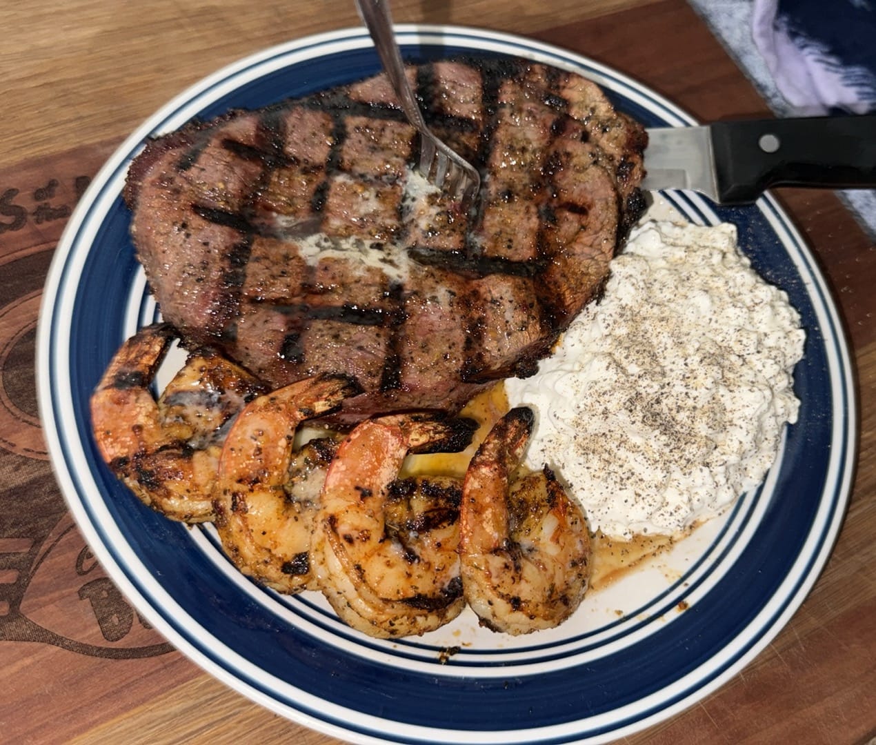 Customer photo review of Cajun Creole Garlic Butter