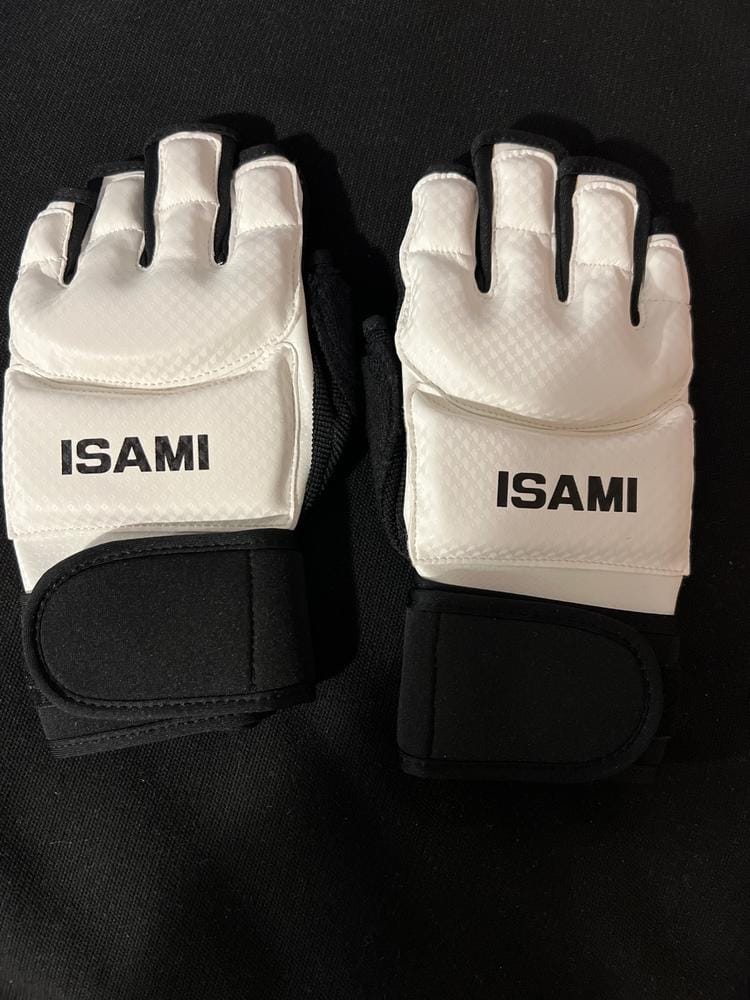 Customer photo review of Isami Karate Gloves