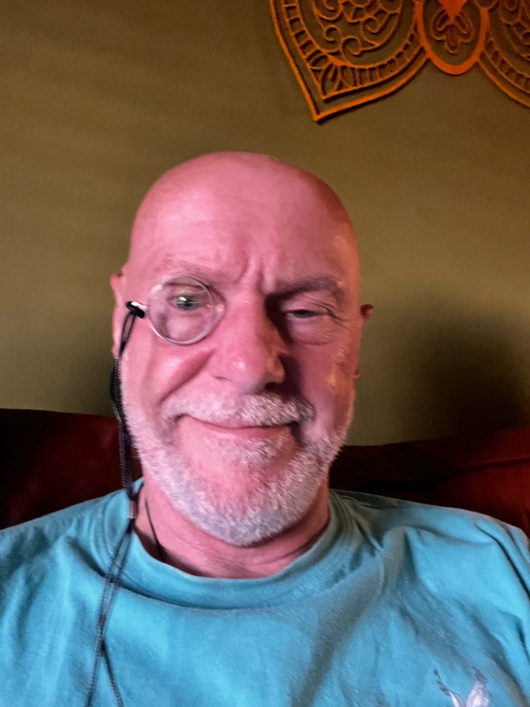 Customer photo review of Monocle - Large 40mm - Silver Dark - Custom Lens