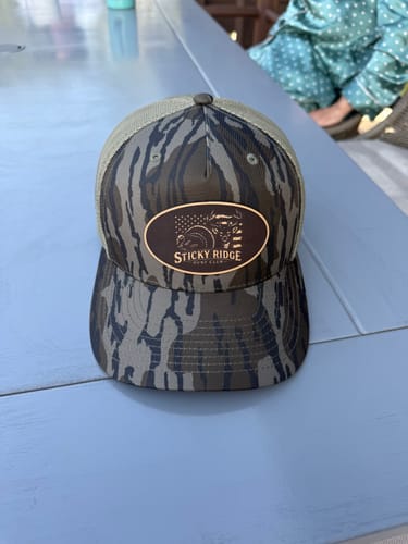 Customer photo review of Richardson 112 Custom Leather Patch Hats