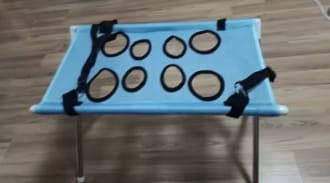 Customer photo review of FreshPaws™- Foldable Pet Bathing Stand