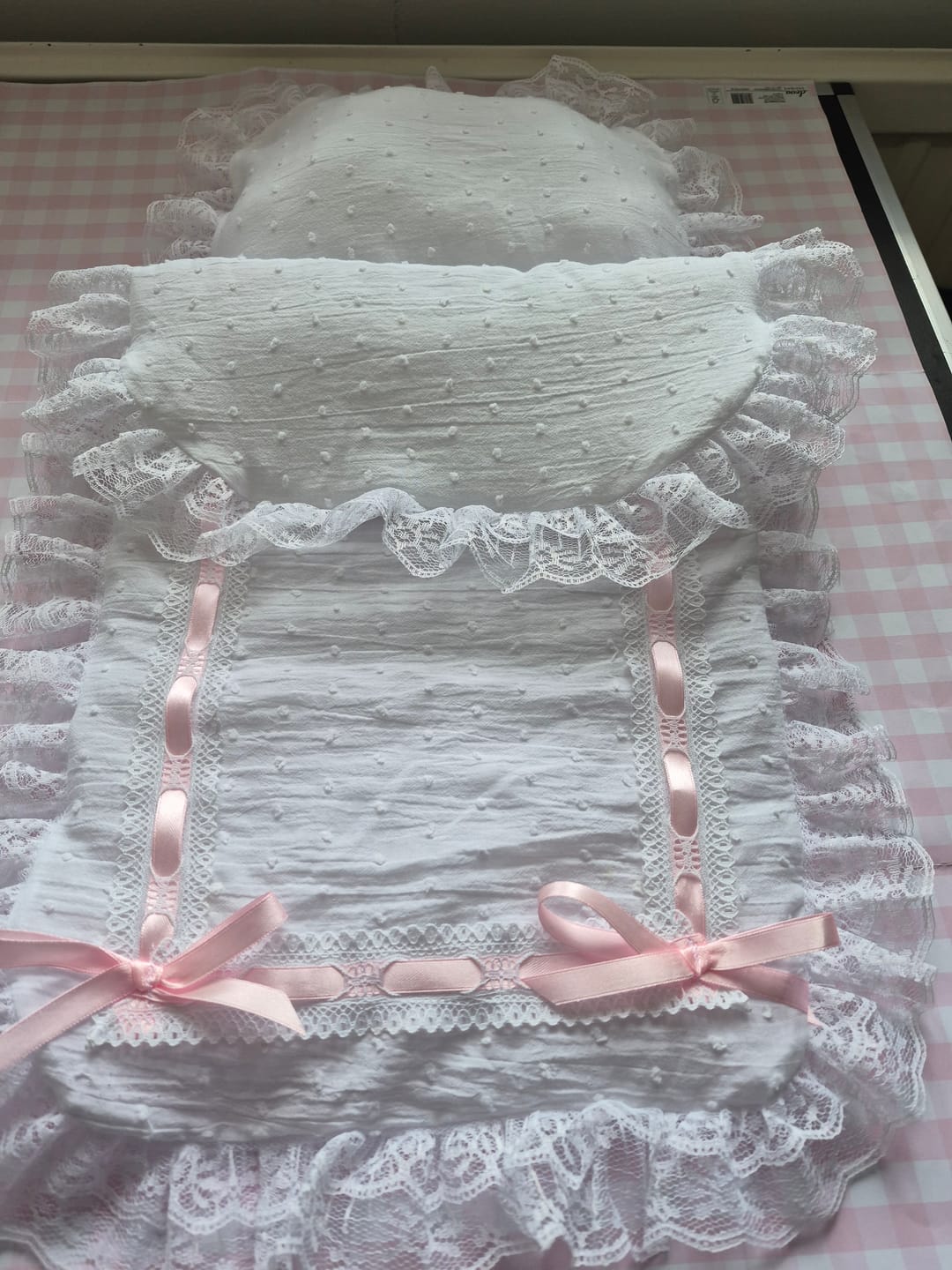Customer photo review of Dobby Spot Cotton Fabric