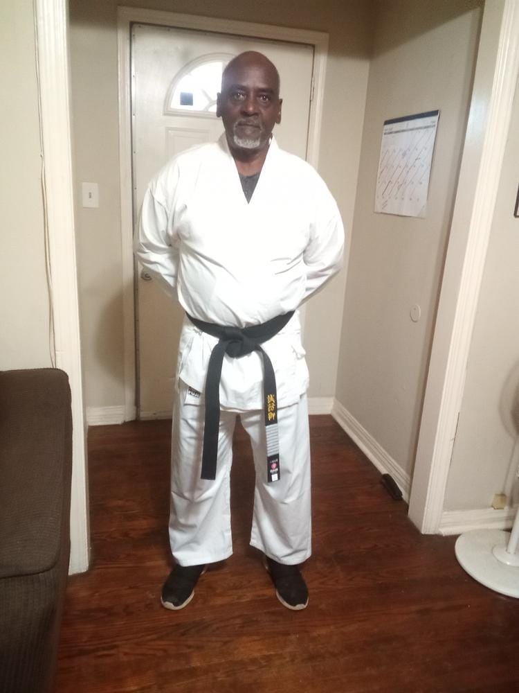 Customer photo review of Isami Karate Black Belt Premium