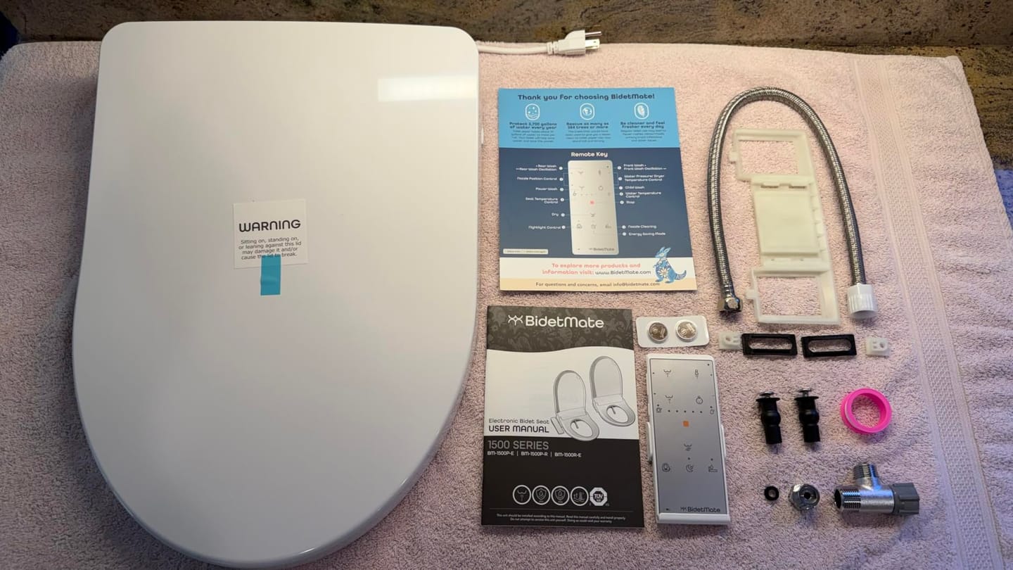 Customer photo review of BidetMate 1500 Series Electric Bidet Seat