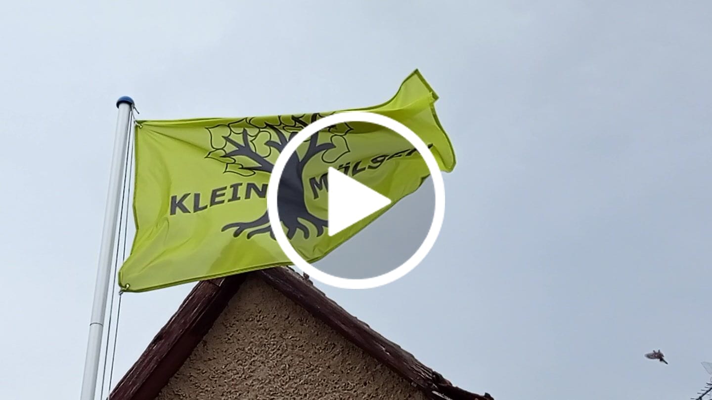 Customer video review of Fahne inkl. Druck