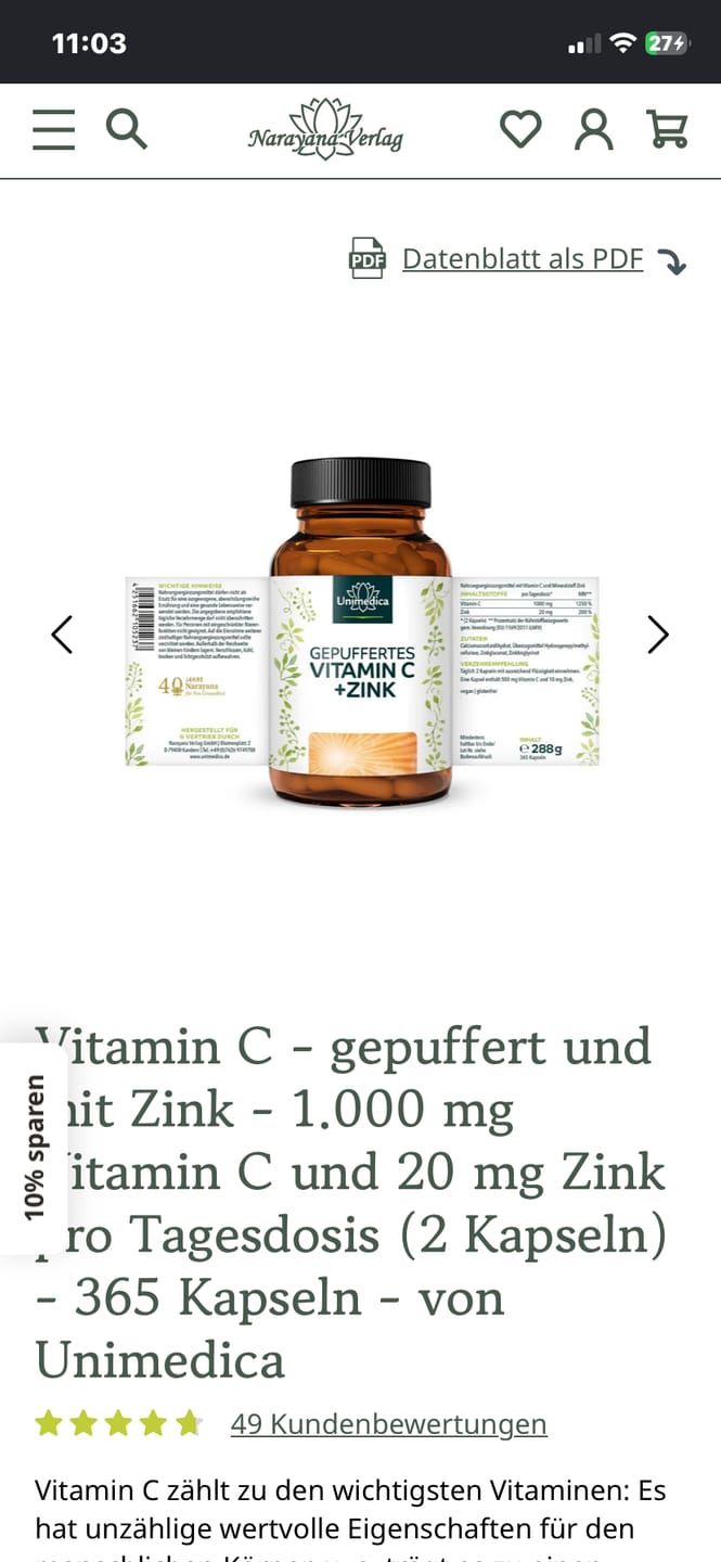 Customer photo review of Grüne Kraft - Bio Chlorella & Spirulina