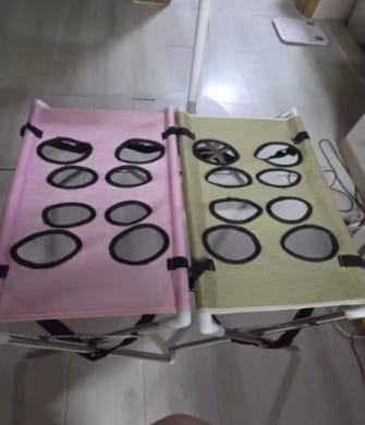 Customer photo review of FreshPaws™- Foldable Pet Bathing Stand