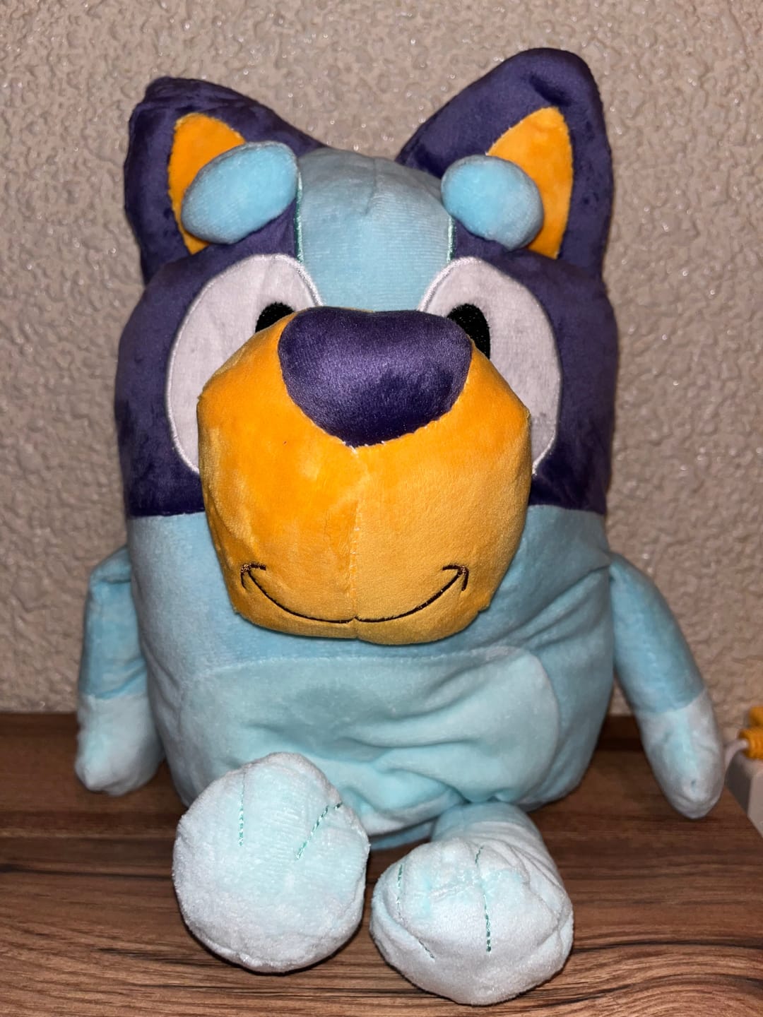 Customer photo review of Breathing Bluy Plush for Better Sleep
