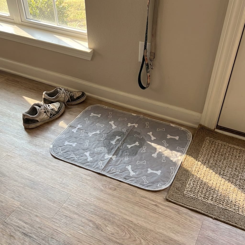 Customer photo review of Tapete Guia para perros