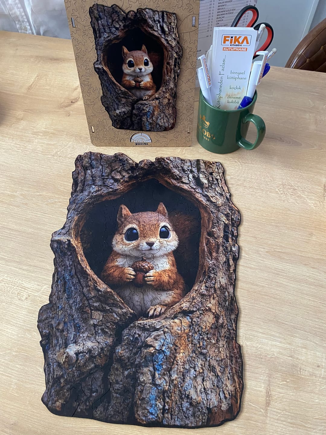 Customer photo review of Sincabın Hazinesi - Ahşap Puzzle