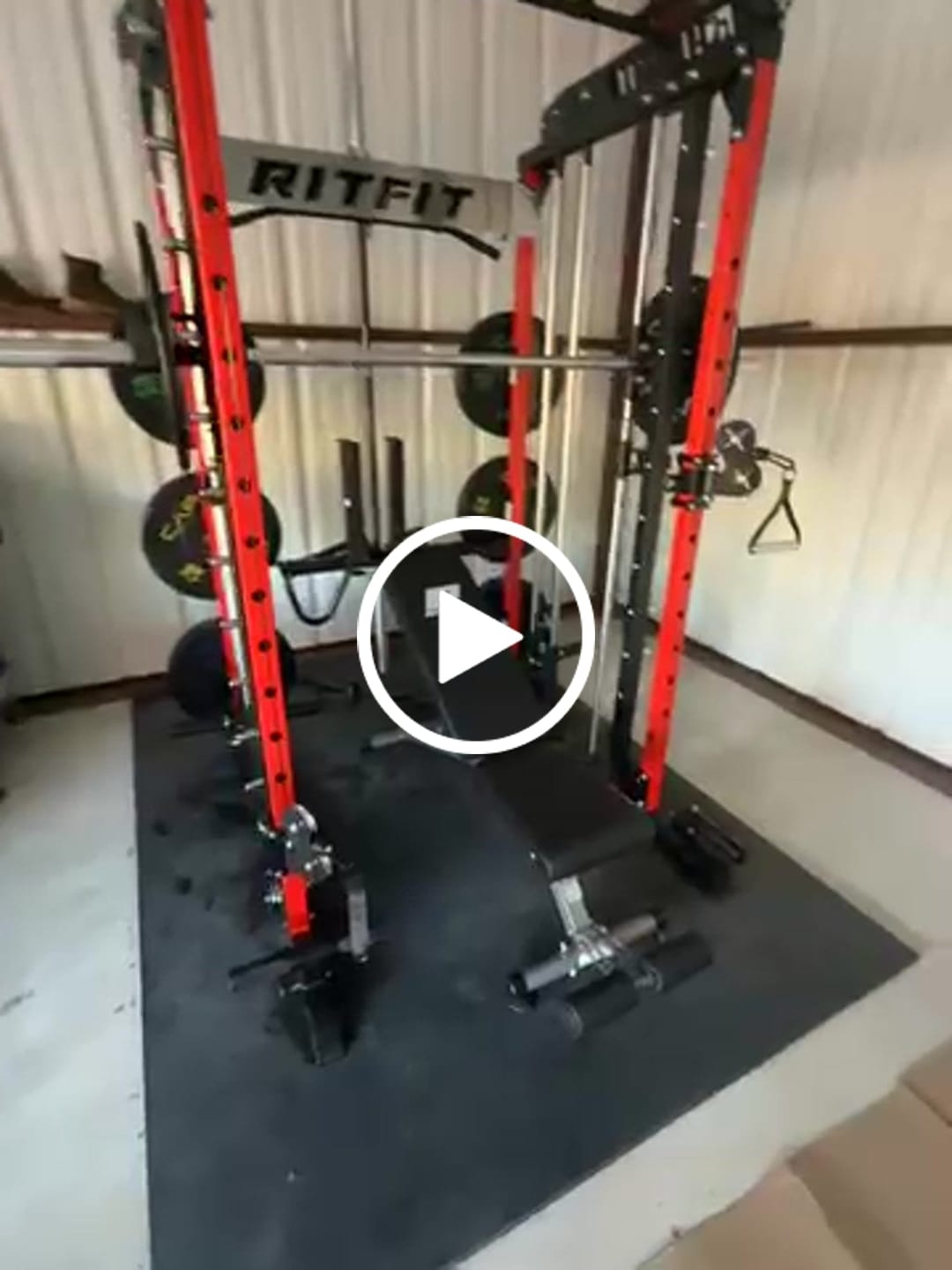 Customer video review of RitFit PWB01 Adjustable Foldable Weight Bench