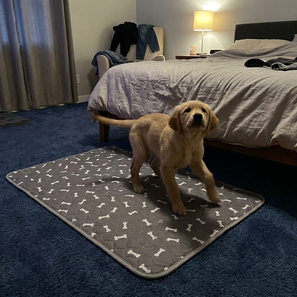 Customer photo review of Tapete Guia para perros