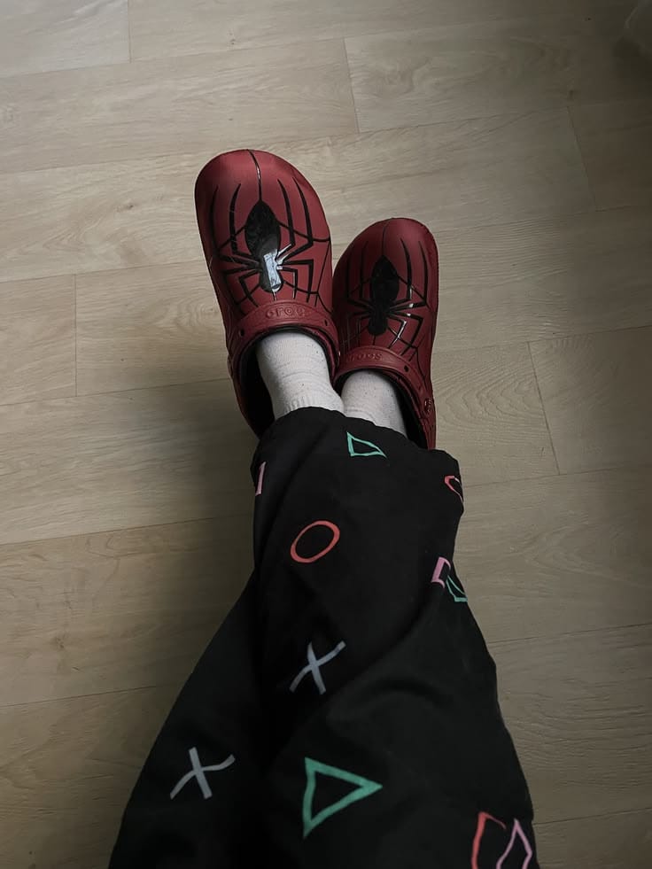 Customer photo review of Spider-Man Clog