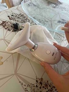 Customer photo review of Veloura Porelift - Yüz ve Boyun Sıkılaştırma Cihazı