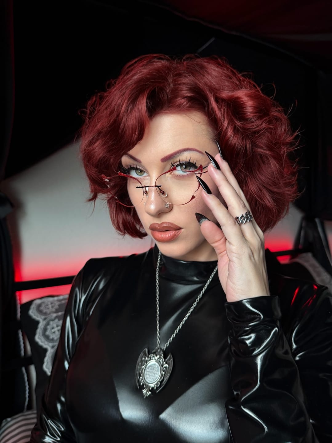 Customer photo review of Flare Eyeglasses
