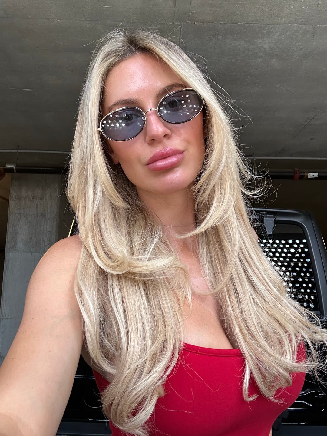 Customer photo review of The Micro Capri Scarlet