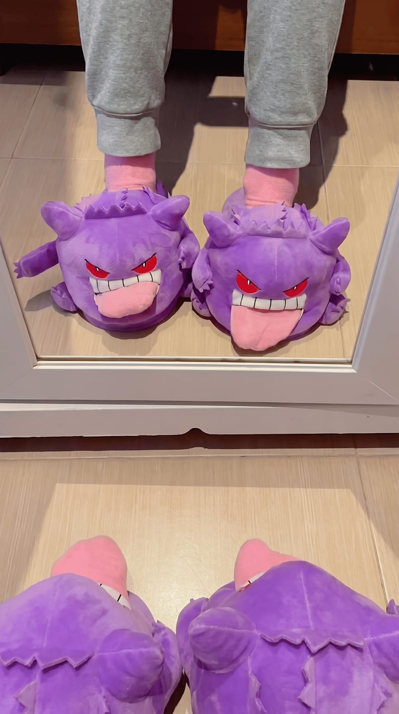 Customer photo review of Pantuflas Gengar