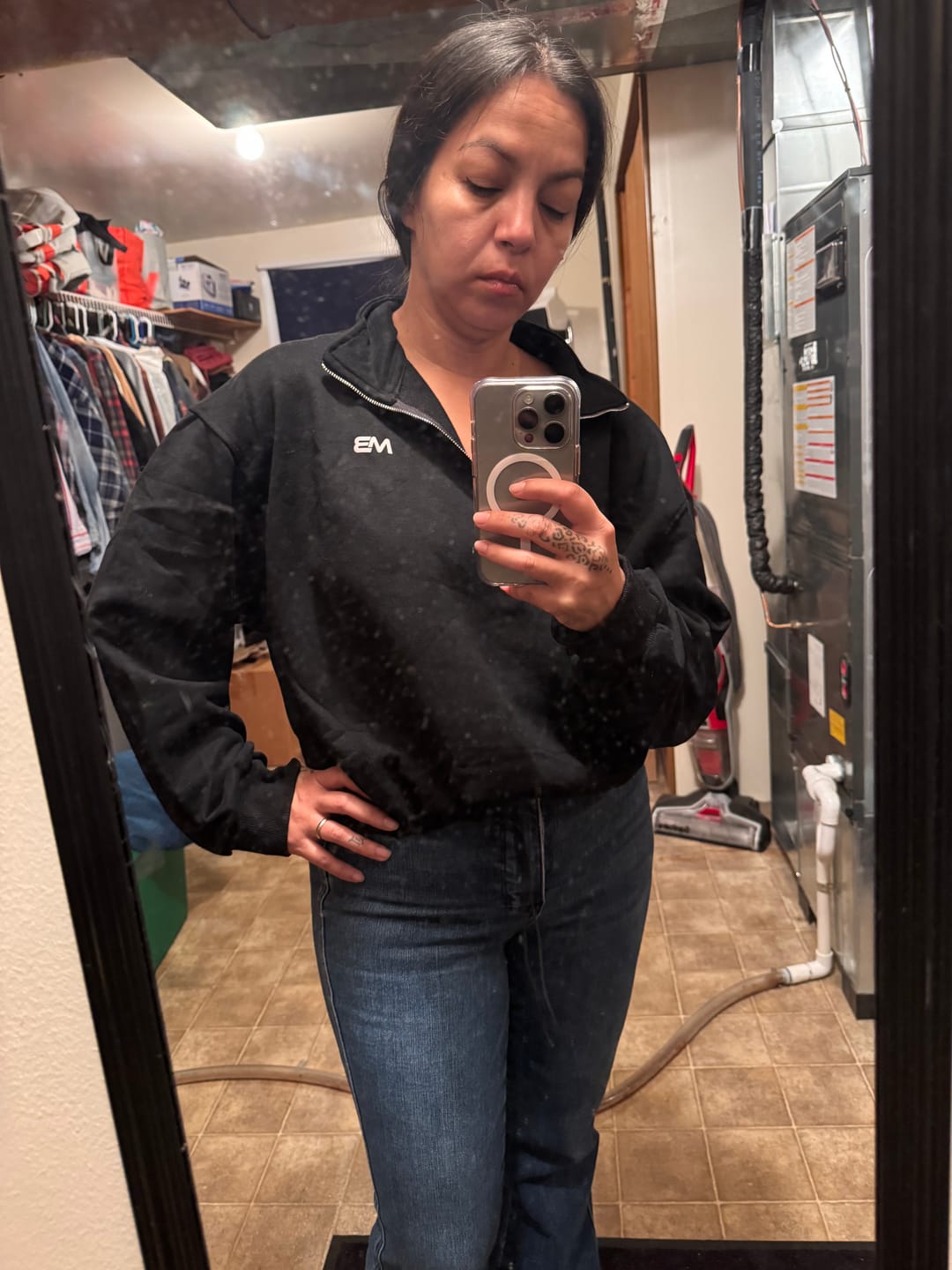 Customer photo review of Haven Half Zip