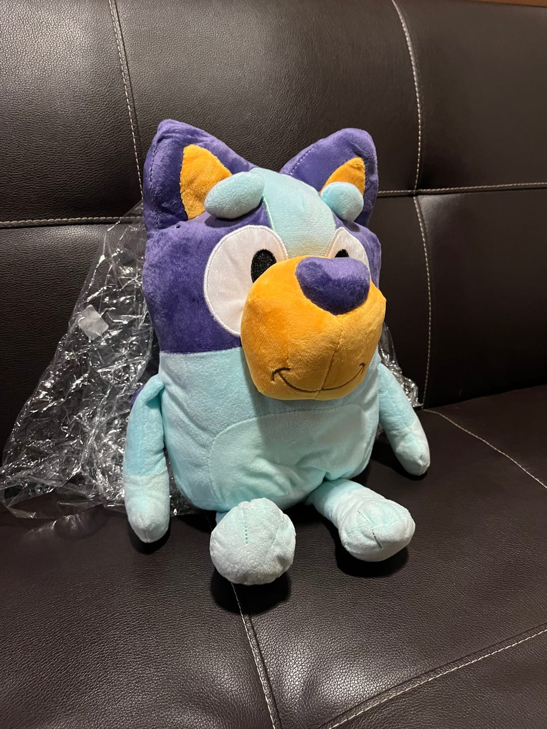 Customer photo review of Breathing Bluy Plush for Better Sleep