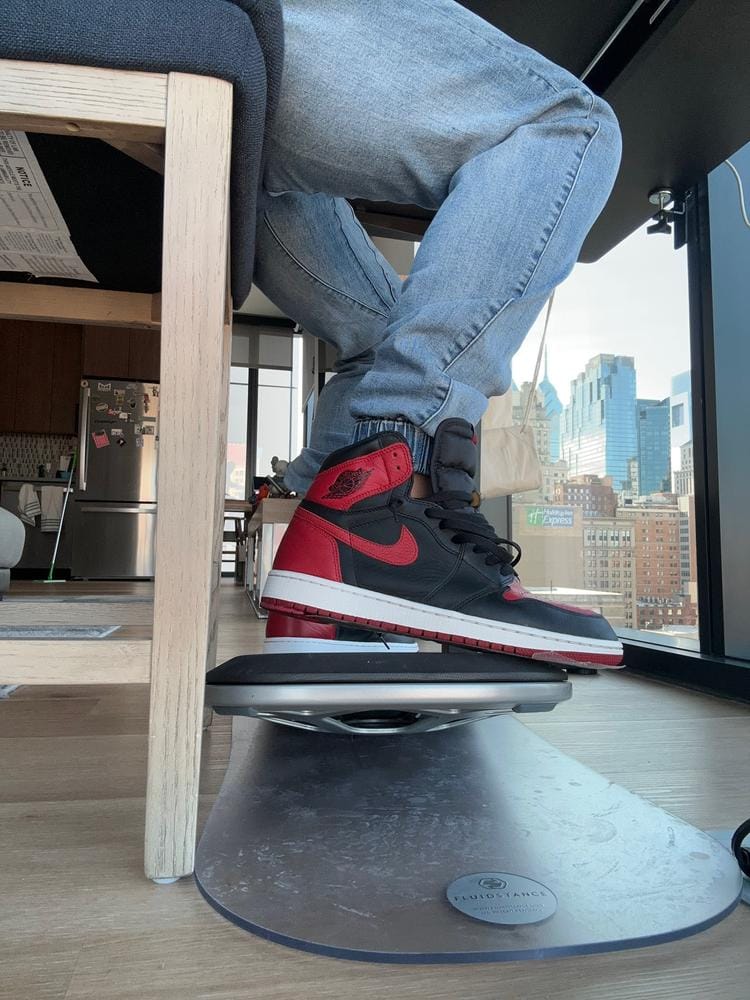 Customer photo review of Level® Balance Board for Standing Desk