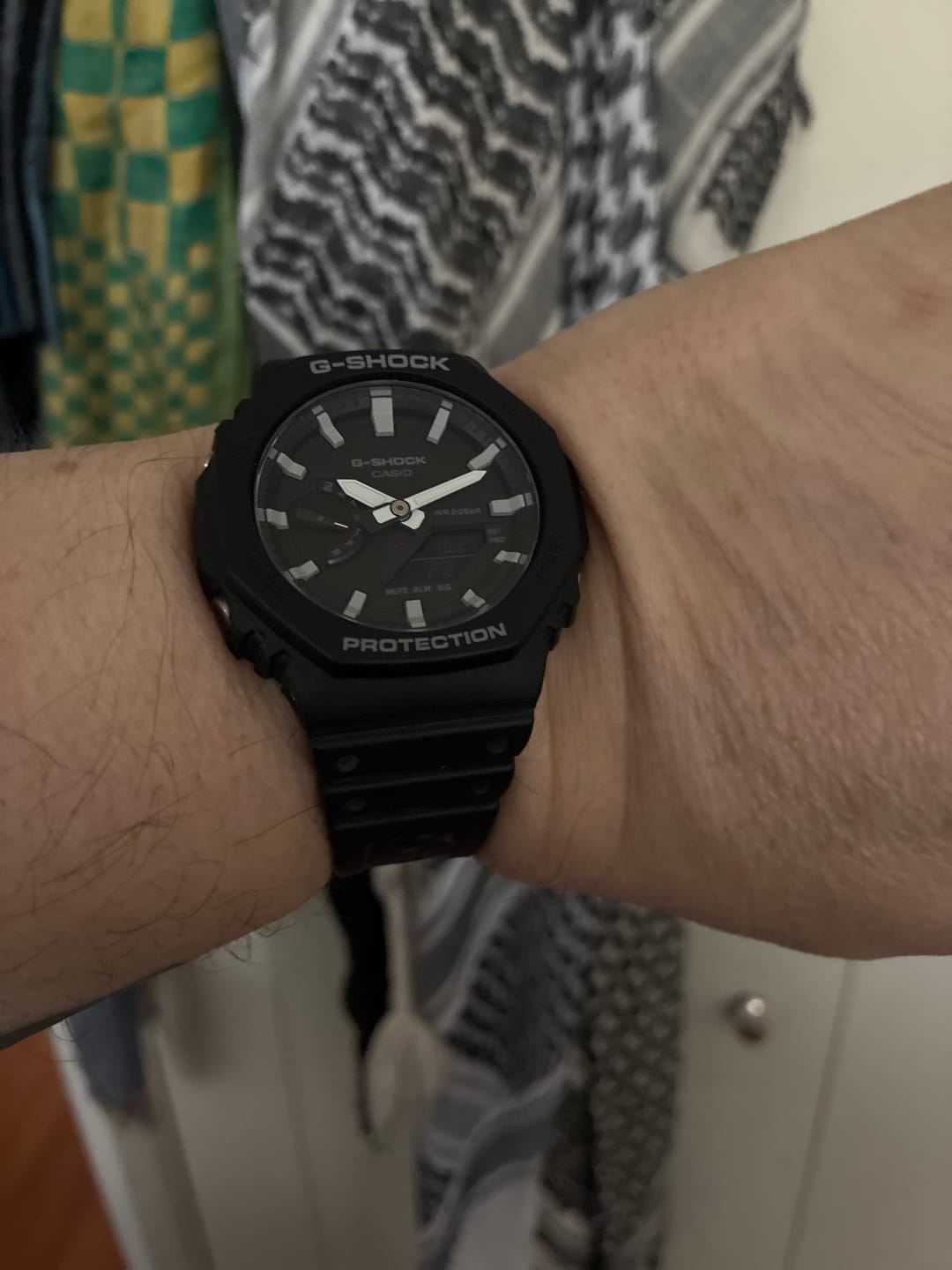 Customer photo review of Reloj Casio G-Shock Royal Oak "Casioak" GA-2100-1A Carbon Core Negro
