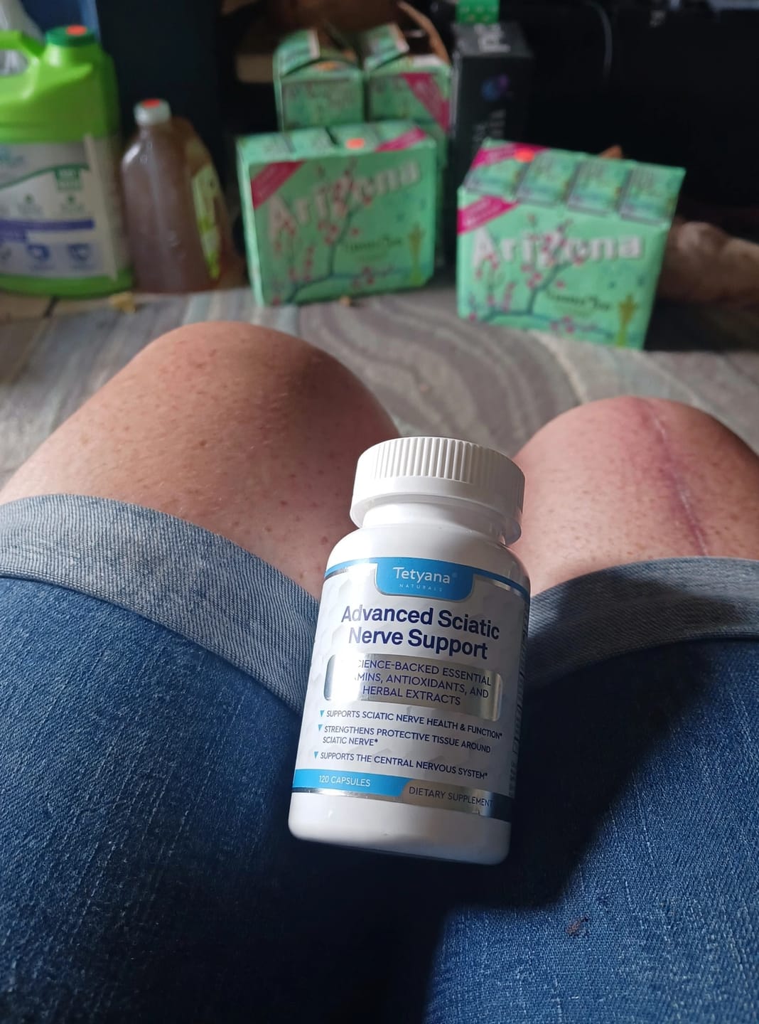 Customer photo review of Advanced Sciatic Nerve Support
