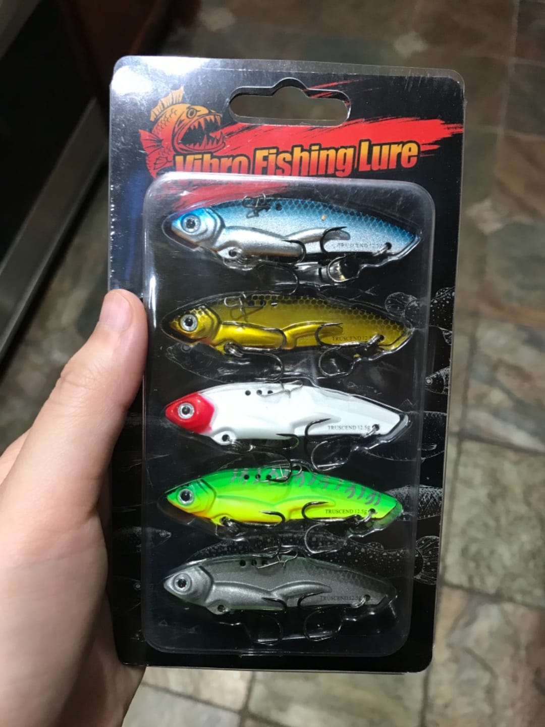 Customer photo review of Blade Bait Vibe Lure Metal Fishing Lure
