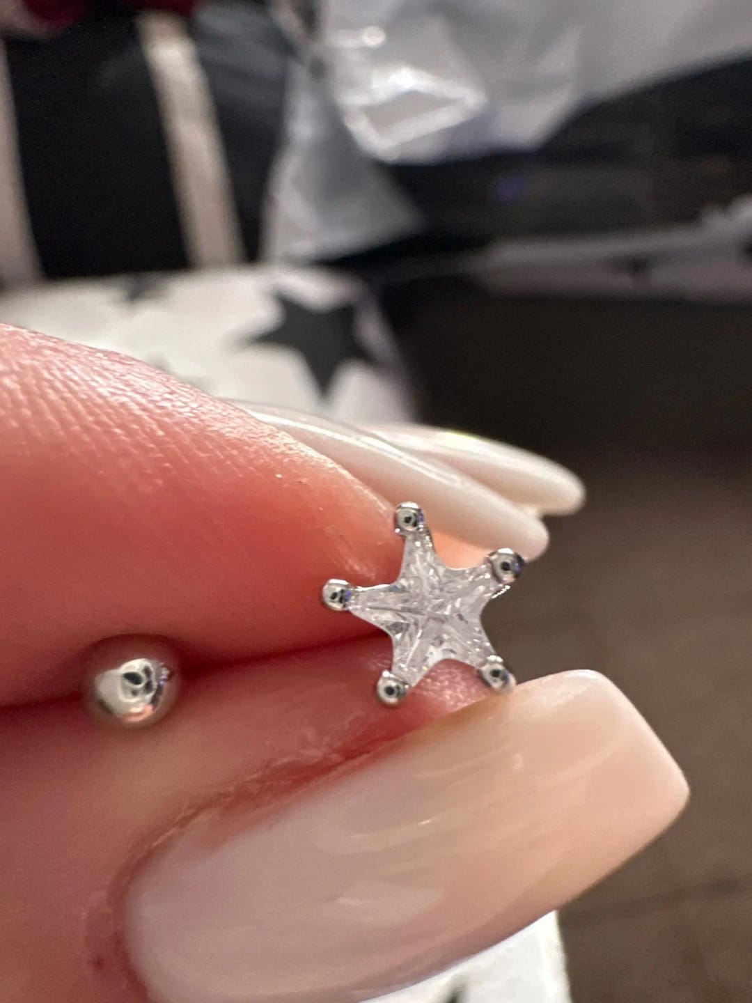 Customer photo review of TRENDY HOOP EARRINGS THAT HIGHLIGHT YOUR INDIVIDUALITY