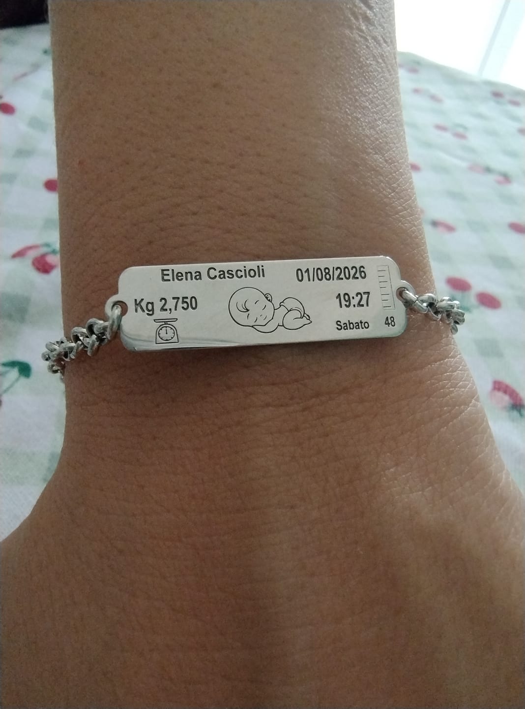 Customer photo review of Bracciale Nascita