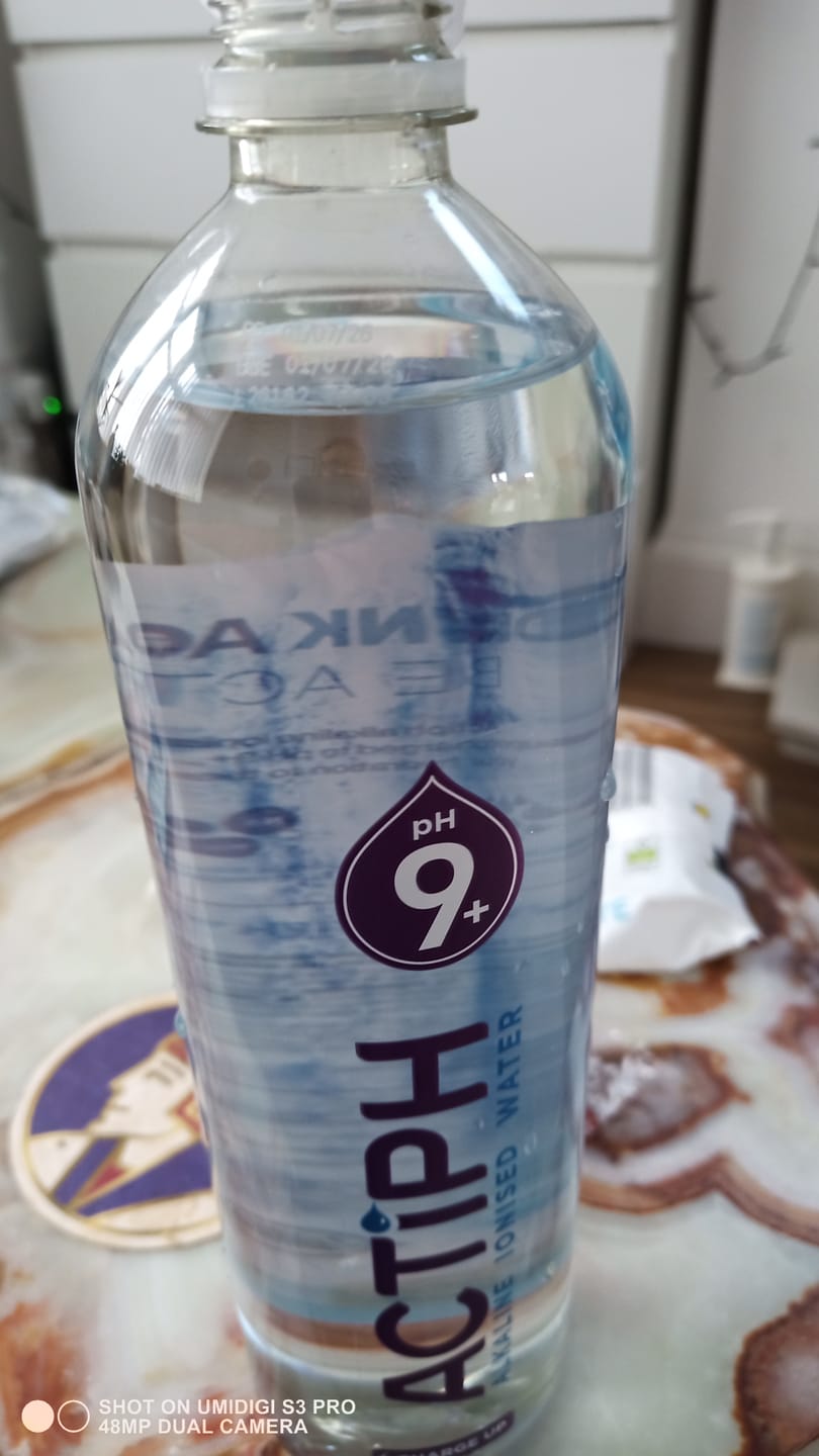 Customer photo review of Actiph Alkaline Ionised Water - 12 x 1L