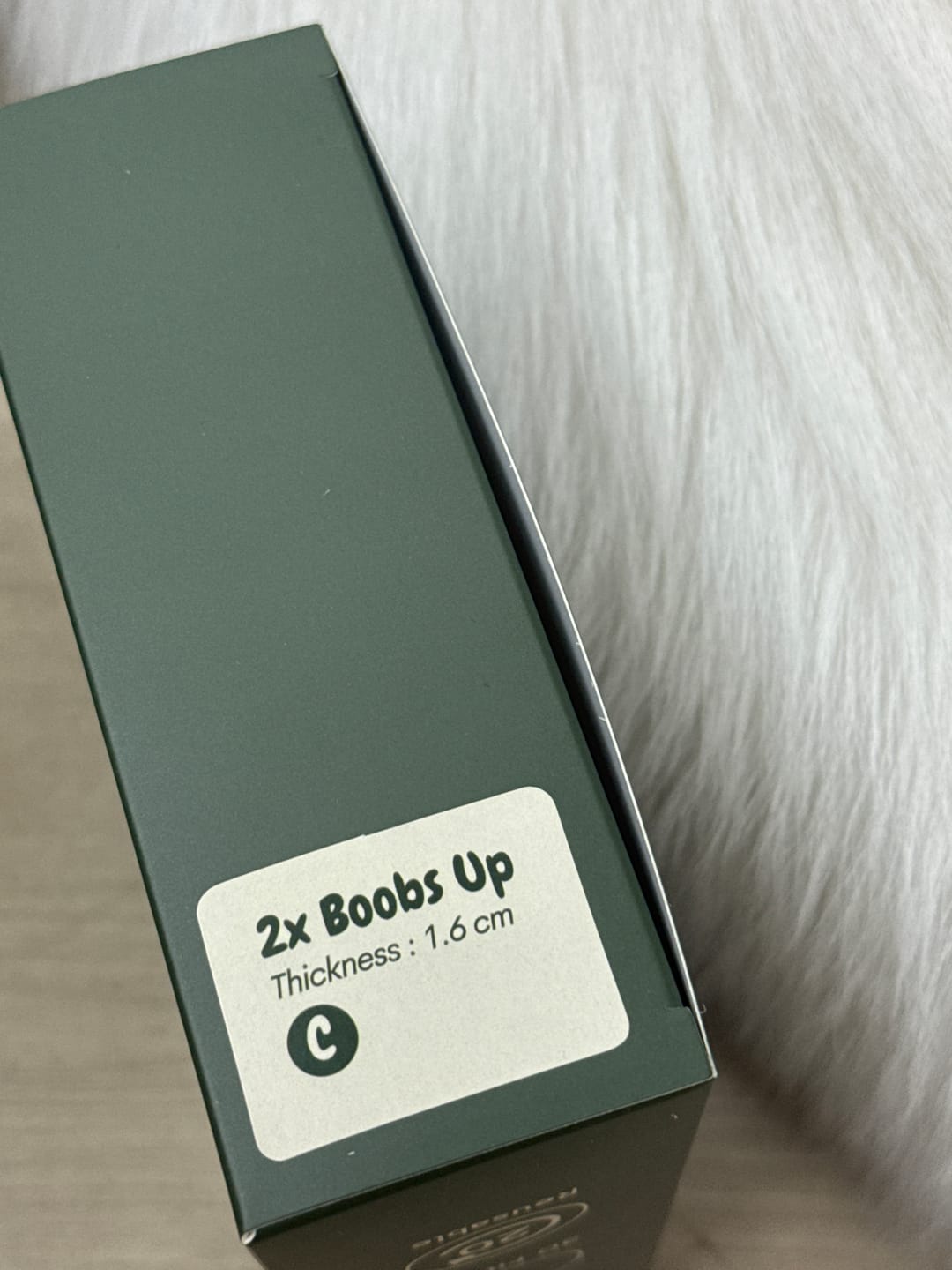 Customer photo review of 2X Boobs Up Nubra In Skin (1.6 cm)