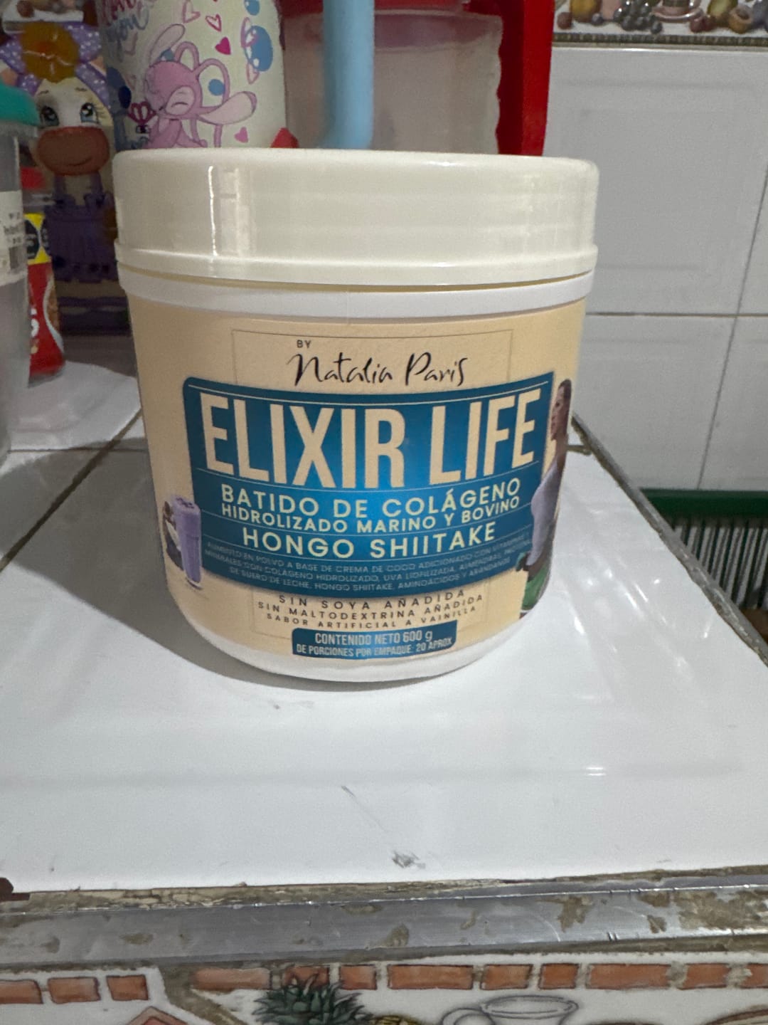 Customer photo review of Batido Elixir Life con Colágeno Marino y Bovino by Natalia Paris x 600 g