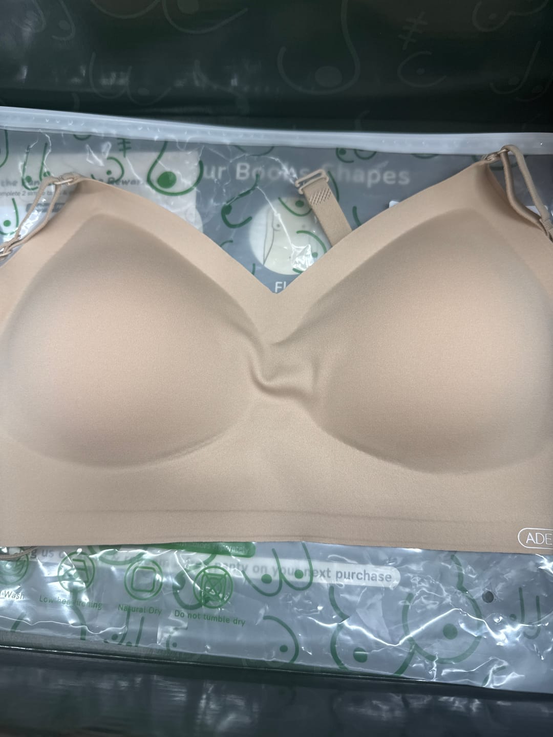 Customer photo review of Daily Lite Low Back Multi-way Bra In Warm Skin