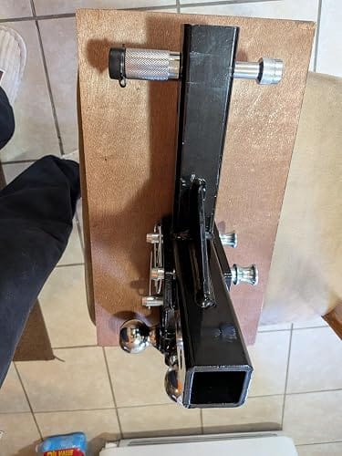 Customer photo review of TYT Adjustable Trailer Hitch 3-in-1 Tri-Ball Mount