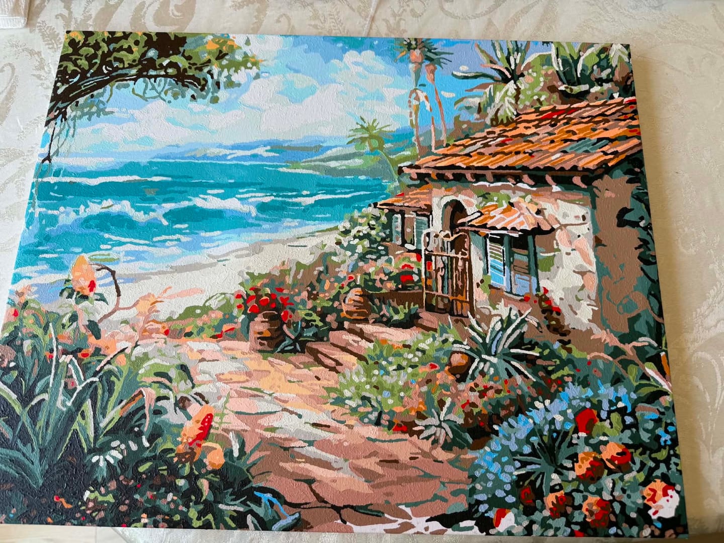 Customer photo review of Floral Seaside Cottage