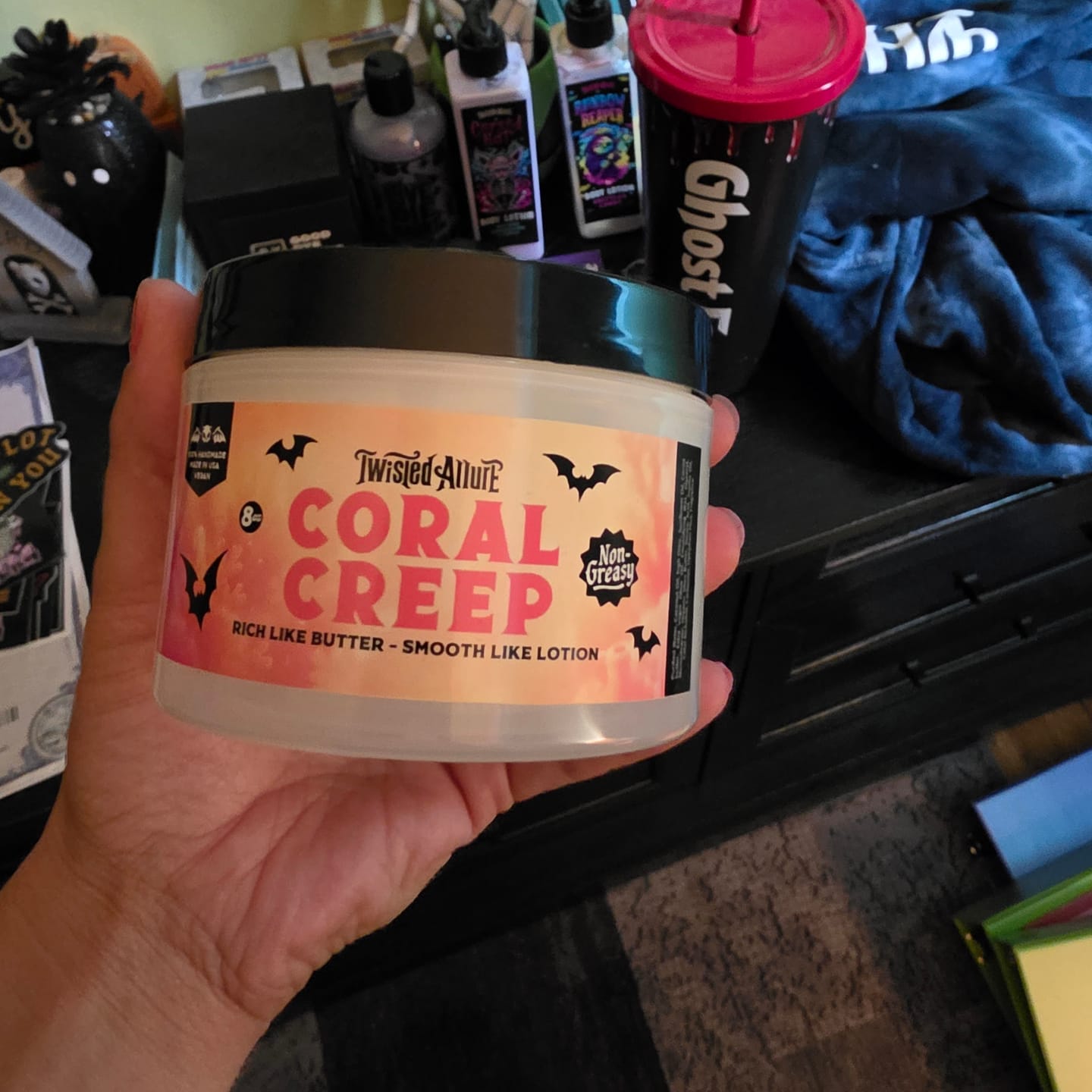 Customer photo review of Rainbow Reaper Body Lotion
