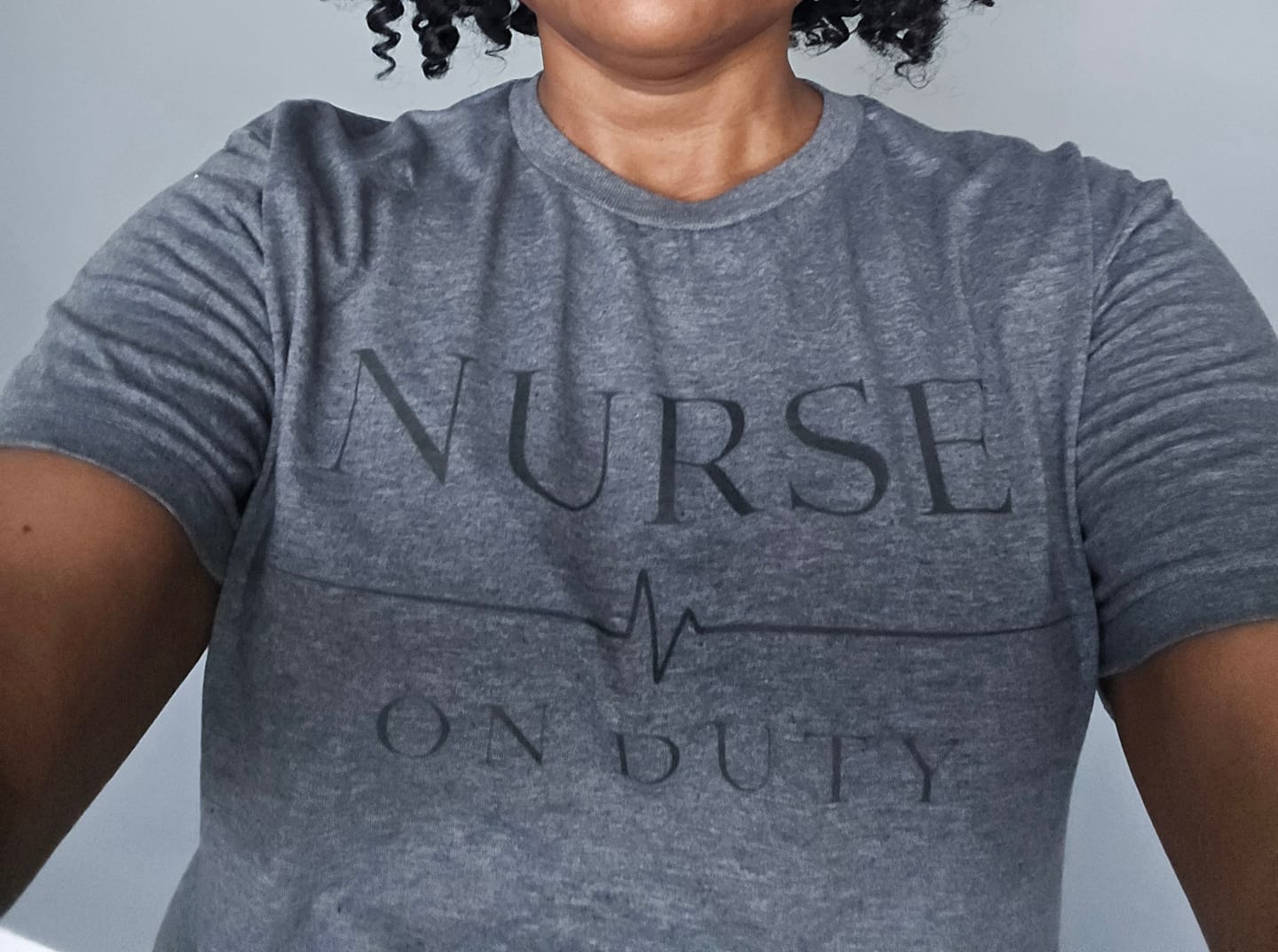 Customer photo review of Nurse T-Shirt
