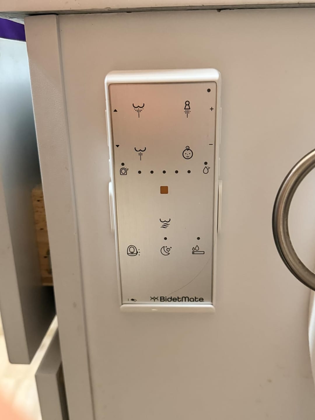 Customer photo review of BidetMate 1500 Series Electric Bidet Seat
