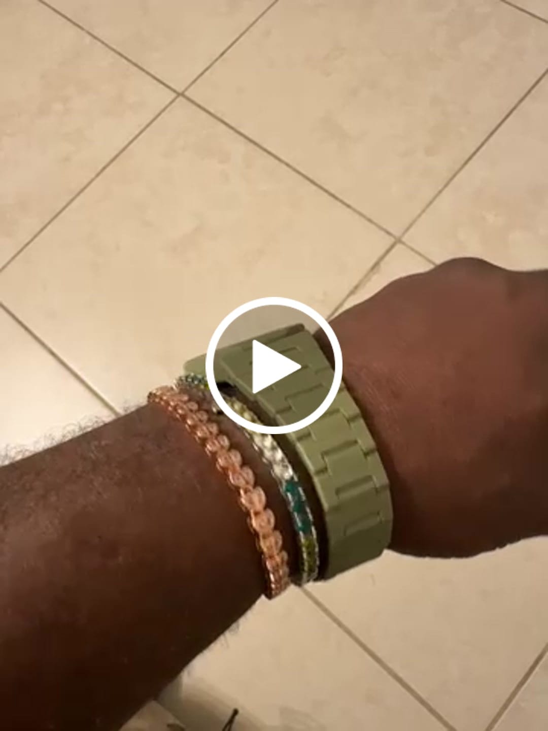 Customer video review of 4mm Multi-Colored Tennis Bracelet - White Gold