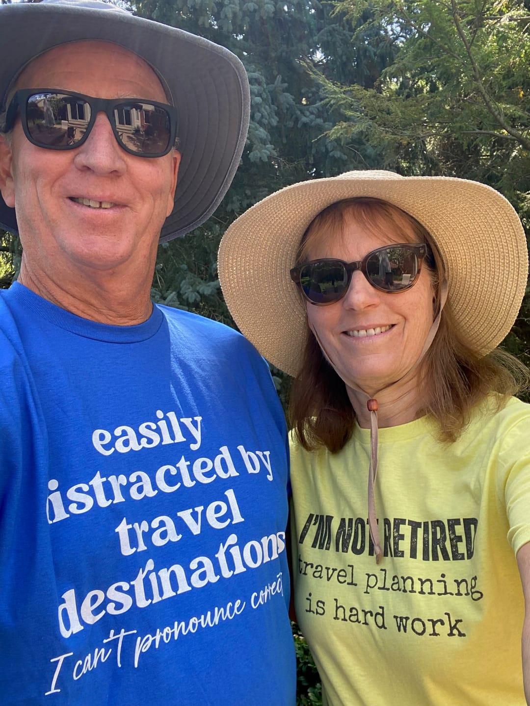Customer photo review of Didn't Retire T-shirt
