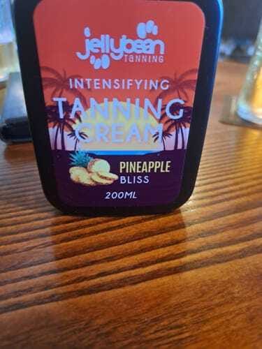 Customer photo review of Intensifying Tanning Cream - Coconut