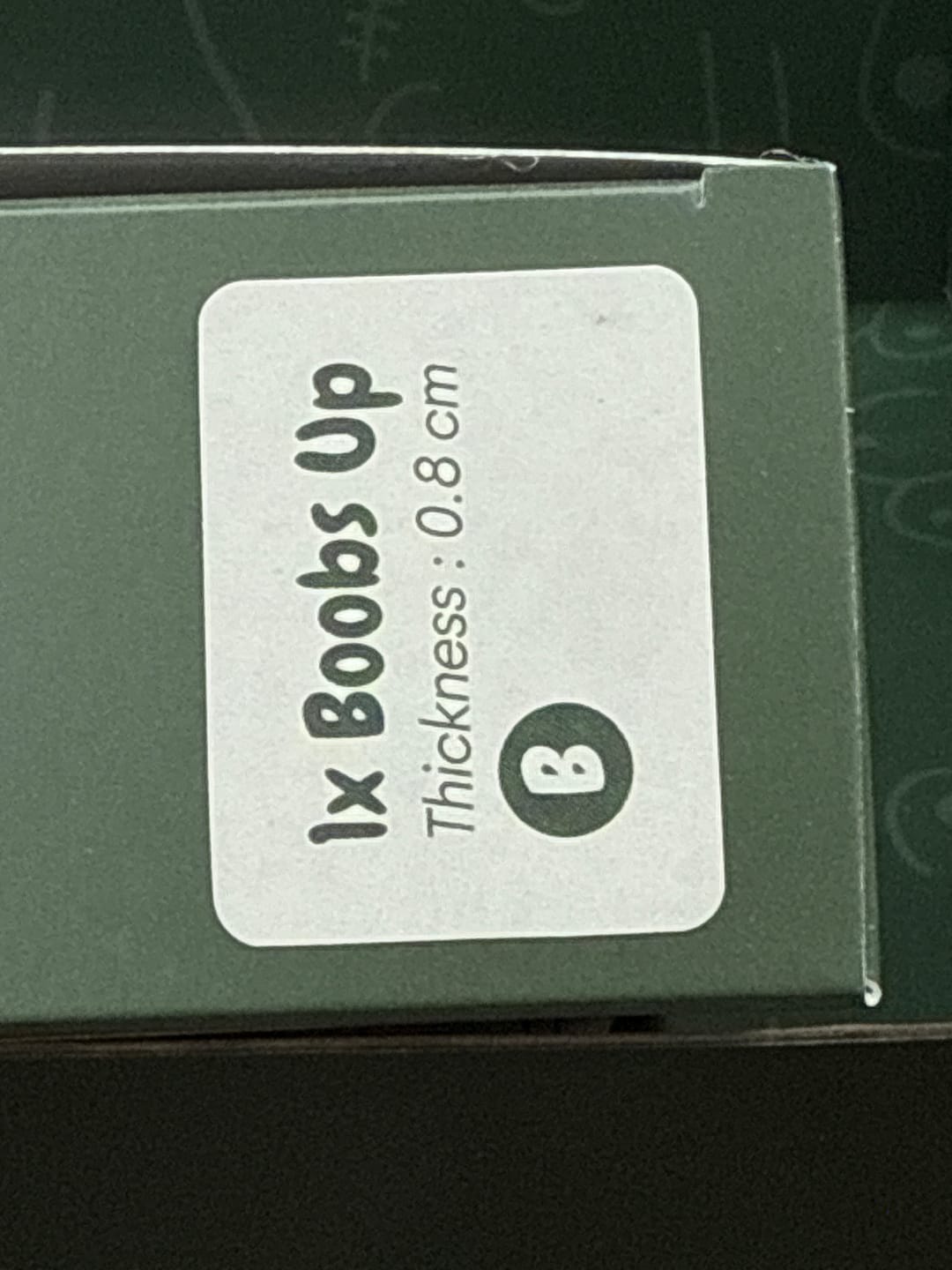 Customer photo review of 1X Boobs Up Nubra In Skin (0.8 cm)