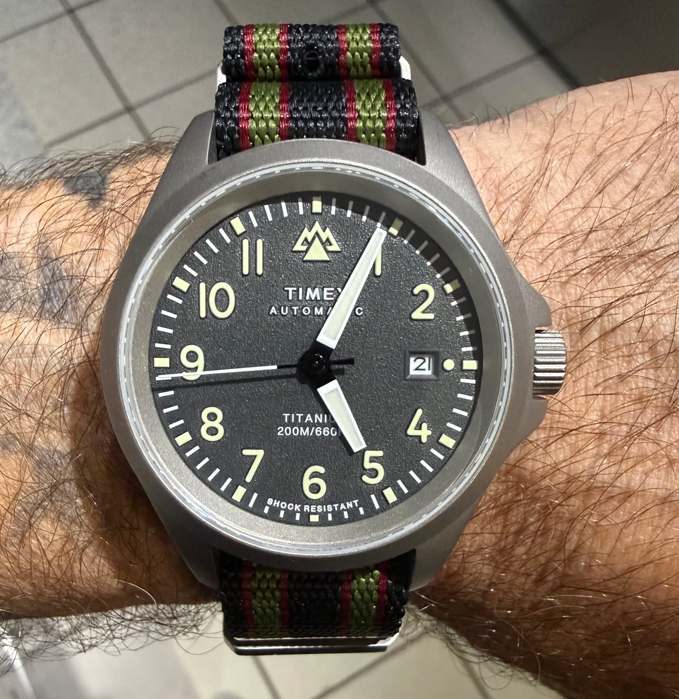 Customer photo review of Bond Nylon Strap - Five Eye