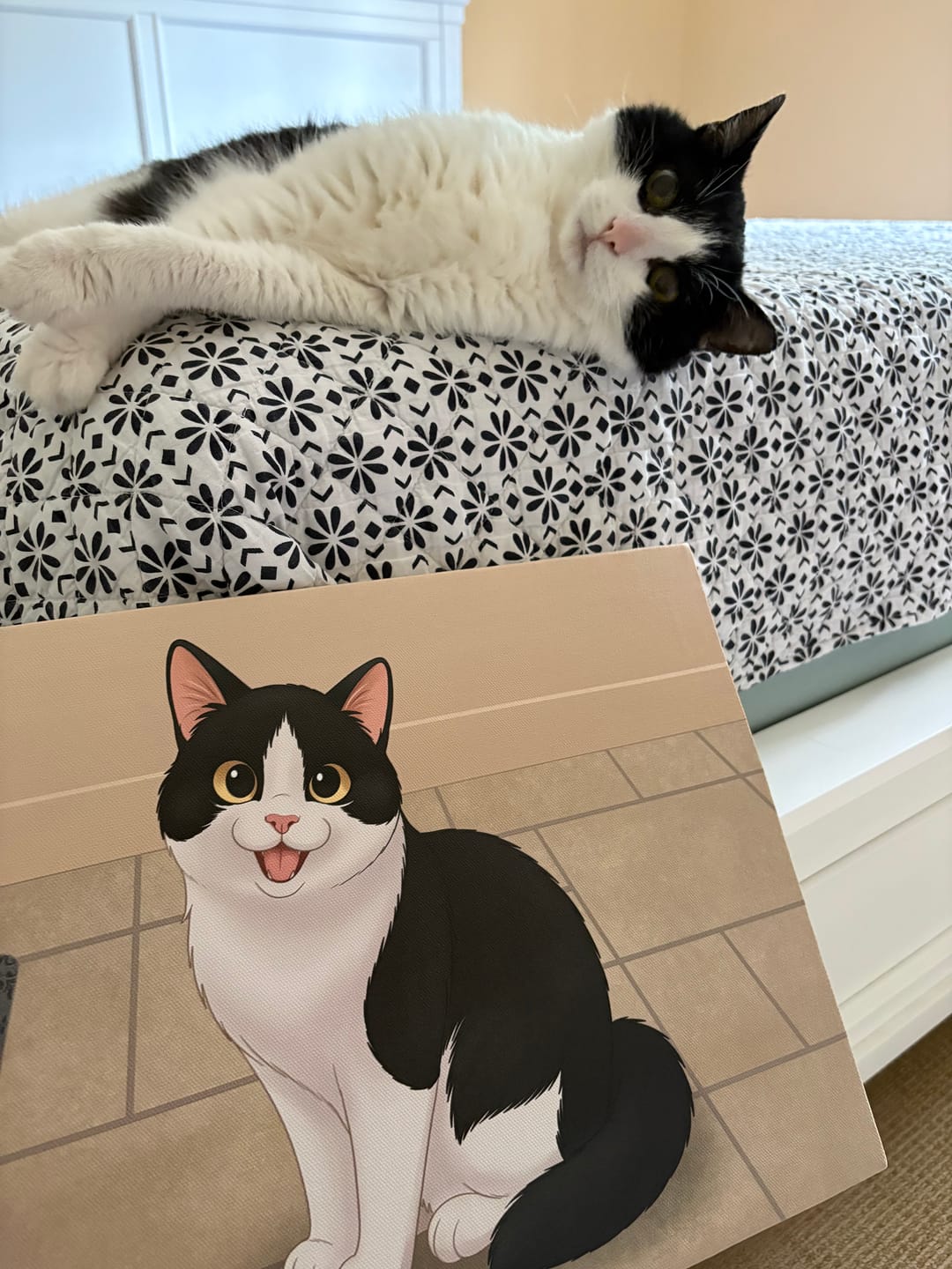Customer photo review of Custom Cartoon 'Pet Portrait'