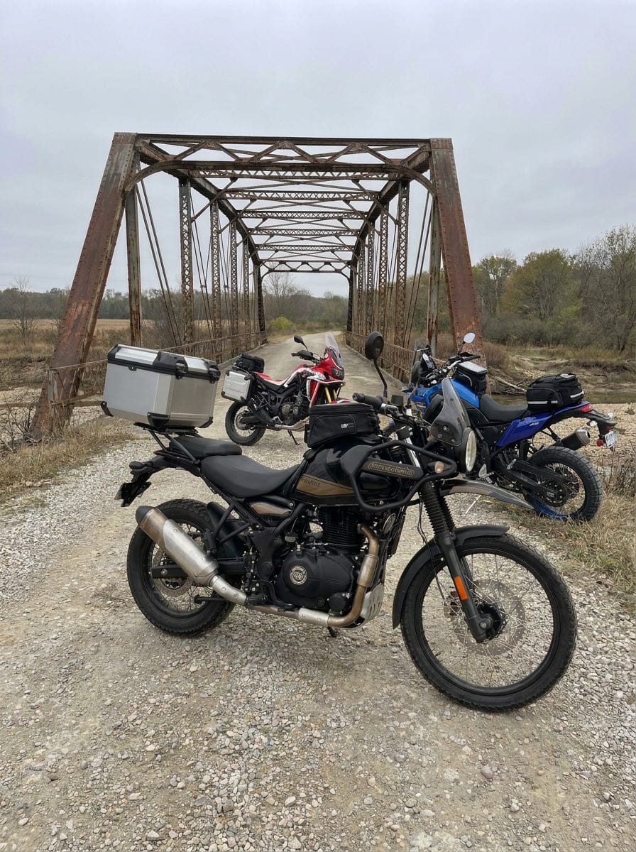 Customer photo review of 38L - Apex XL Royal Enfield Himalayan 450 Aluminum Top Case Silver