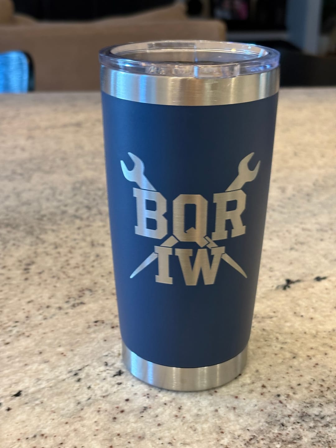 Customer photo review of (6 Pieces) Laser Engraved Tumbler | 20 oz
