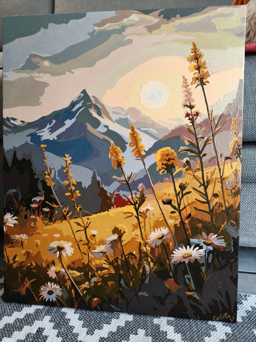 Customer photo review of Sunlit Meadow