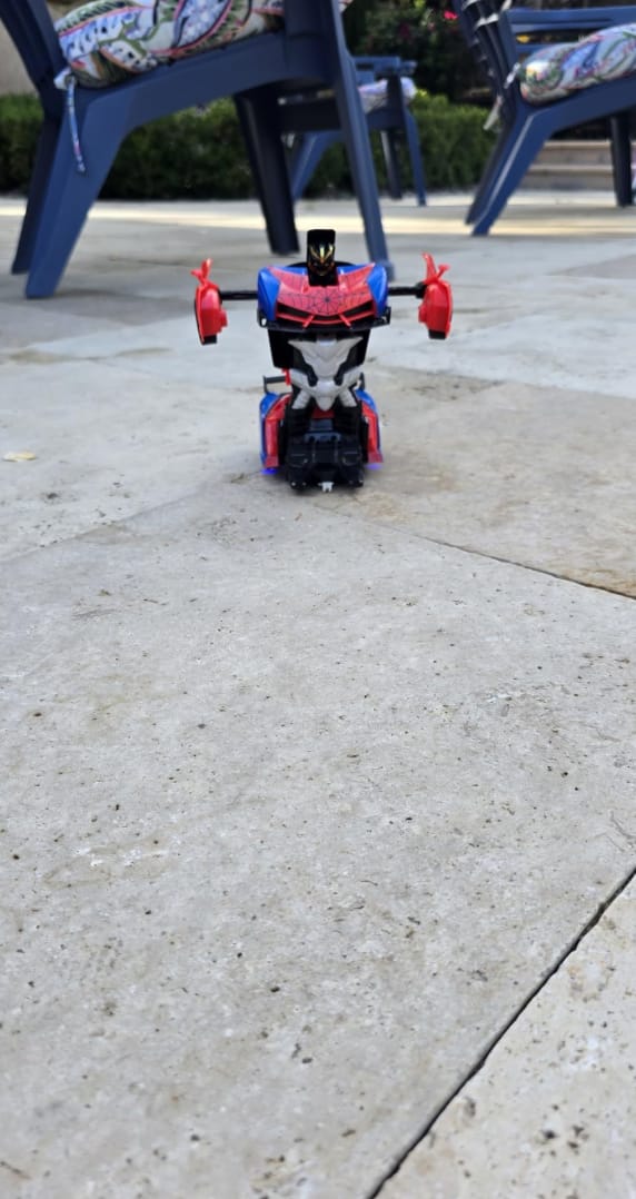 Customer photo review of WebRacer™ – RC Transforming Car & Robot