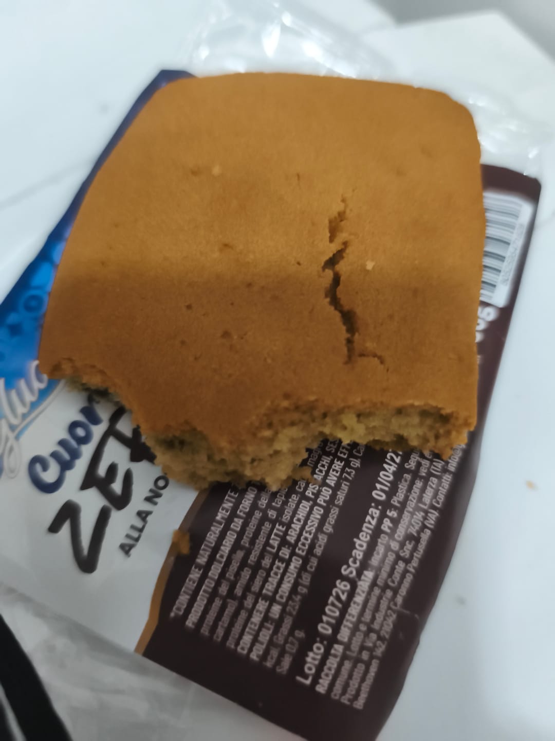 Customer photo review of Cuorì ZERO alla Nocciola